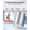 VEVOR Schwerkraft-Wasserfilter Wasserfiltersystem 12,3 L Edelstahl 304, mit 2 Aktivkohlefiltern – Bild 5