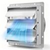 VEVOR 312mm Abluftventilator mit Lamellen Industrie Wandventilator 34W, 2124m³/h, 1400U/min