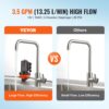 VEVOR 12-V-Membranpumpe, 13,25 L/min, 50 PSI, 1/2 Zoll MNPT-Anschluss, für Wohnmobil – Bild 2