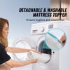 VEVOR Matratzenauflage, Queen Size, 76,2 mm Dicke, weiche Memory Foam-Auflage – Bild 5