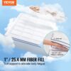 VEVOR Matratzenschoner Matratzenauflage Faserfüllung Abnehmbar Waschbar 25,4mm 1524x2032 mm – Bild 2