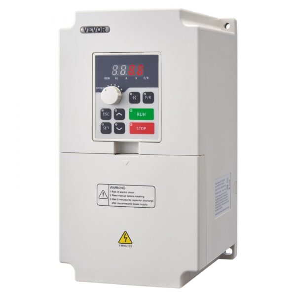 VEVOR Frequenzumrichter VFD 5PS, 4kW, 8,5A, 3-Phasen-AC, 380V Eingang auf 3-Phasen-AC