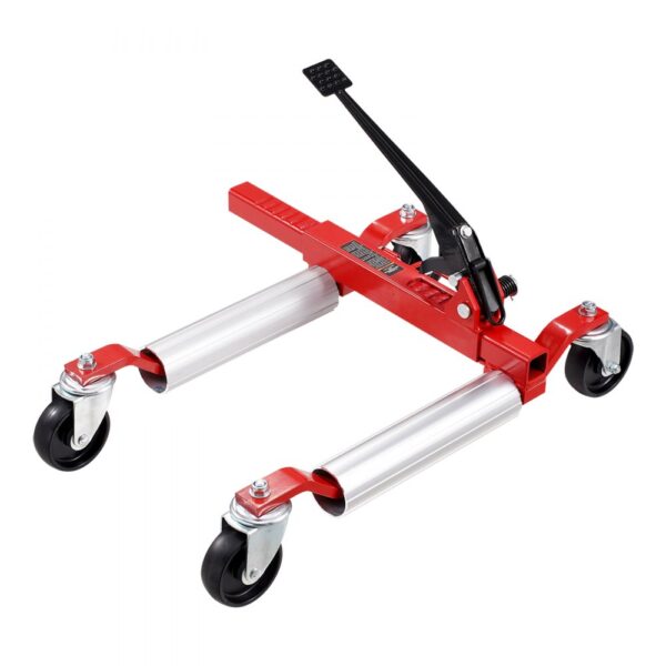 VEVOR Radwagen 680 kg Tragkraft Rangierroller mit Ratschenfunktion Reifenroller für PKW und SUV Ideal
