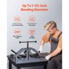 VEVOR Rohrbiegemaschine, max. 1-1/2 Zoll, manueller Rohrbieger mit 6 Matrizen – Bild 2