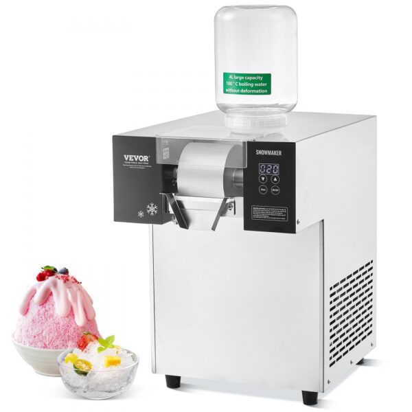 VEVOR Kommerzielle Schneeflocken-Eismaschine Schneeeisbereiter, elektrischer Schneekegel-Maker VEVOR Kommerzielle Schneeflocken-Eismaschine Schneeeisbereiter, elektrischer Schneekegel-Maker