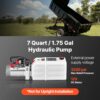 VEVOR Hydraulikaggregat Hydraulikpumpe 1600 W 7 Qt 3,4 L/min Einfachwirkend für Ladebordwände Scherenhubtische – Bild 2