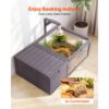 VEVOR Schildkrötenhaus Schildkrötengehege Reptilienkäfig 965x600x330 mm, aus Tannenholz, mit 2 Räumen – Bild 3