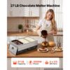 VEVOR Schokoladenschmelzmaschine 3 Abnehmbare Behälter Edelstahl 1,2 kW, mit Temperaturregelung 30–85 ℃ – Bild 2