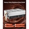 VEVOR Schokoladenschmelzmaschine 3 Abnehmbare Behälter Edelstahl 1,2 kW, mit Temperaturregelung 30–85 ℃ – Bild 5