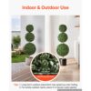 VEVOR Künstliche Pflanze 2 Stk. Künstlicher Buchsbaum mit PP-Topf 914mm, Kunstbaum aus PE, Indoor & Outdoor – Bild 4