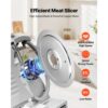 VEVOR Fleischschneidemaschine 300 W 0-12 mm Elektrischer Allesschneider für Restaurants Metzgereien Cafeterias – Bild 2 VEVOR Fleischschneidemaschine 300 W 0-12 mm Elektrischer Allesschneider für Restaurants Metzgereien Cafeterias – Bild 2