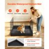 VEVOR Welpenauslauf Welpenlaufstall Hundeauslauf 61cm 4-tlg. mit Bodenmatte – Bild 4
