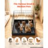 VEVOR Welpenauslauf Welpenlaufstall Hundeauslauf 61cm 4-tlg. mit Bodenmatte – Bild 5