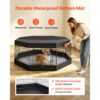 VEVOR Welpenauslauf Hundelaufstall Metall 61cm 8-tlg. Deckel & Bodenmatte – Bild 4 VEVOR Welpenauslauf Hundelaufstall Metall 61cm 8-tlg. Deckel & Bodenmatte – Bild 4