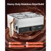 VEVOR Schokoladenschmelzmaschine 4 Abnehmbare Behälter Edelstahl 1,2 kW, mit Temperaturregelung 30–85 ℃ – Bild 5 VEVOR Schokoladenschmelzmaschine 4 Abnehmbare Behälter Edelstahl 1,2 kW, mit Temperaturregelung 30–85 ℃ – Bild 5