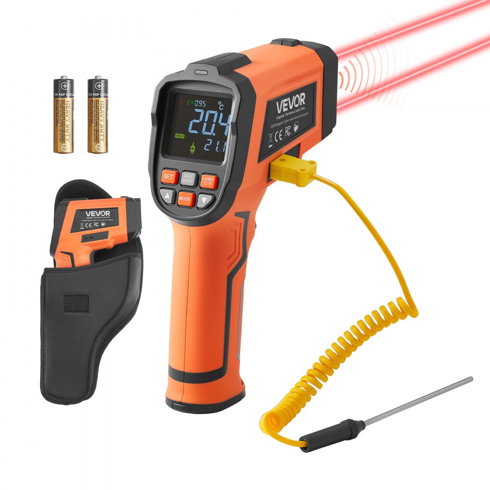 VEVOR Infrarot Thermometer -30℃~1200℃
