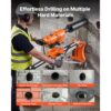 VEVOR Diamant Kernbohrgerät 4500W Kernbohrmaschine Trocken & Nass 20-450mm – Bild 4
