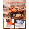 VEVOR Drechselbank 254 x 465 mm 1/2 PS Tischdrehbank mit 5 Drehzahlstufen, mit Thermoschutz – Bild 5