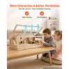 VEVOR Hamsterkäfig Nagerkäfig Nagarium Hamstergehege Holz 1000x520x505 mm – Bild 5