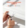 VEVOR 12 Stk. Deckenpaneele PVC-Deckenplatten Deckenfliesen 605x1215mm Weiß, 3D-Konstruktion, Stoßfest – Bild 4 VEVOR 12 Stk. Deckenpaneele PVC-Deckenplatten Deckenfliesen 605x1215mm Weiß, 3D-Konstruktion, Stoßfest – Bild 4