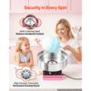 VEVOR Zuckerwattemaschine, 1000 W, einfache Bedienung mit 52 cm Edelstahlschüssel – Bild 5