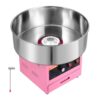 VEVOR Zuckerwattemaschine 1000 W Elektrischer Zuckerwattebereiter Rosa für Geburtstagsfeiern und Familienfeste