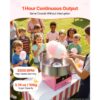 VEVOR Zuckerwattemaschine 1000 W Elektrischer Zuckerwattebereiter Rosa für Geburtstagsfeiern und Familienfeste – Bild 3