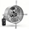 VEVOR Giebellüfter 38cm Dachbodenlüfter mit 2208,7m³/h Luftstrom Silber, Kohlenstoffstahlgehäuse VEVOR Giebellüfter 38cm Dachbodenlüfter mit 2208,7m³/h Luftstrom Silber, Kohlenstoffstahlgehäuse