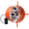 VEVOR Giebellüfter 40,6cm Dachbodenlüfter mit 3304,6m³/h Luftstrom Orange, Kohlenstoffstahlgehäuse VEVOR Giebellüfter 40,6cm Dachbodenlüfter mit 3304,6m³/h Luftstrom Orange, Kohlenstoffstahlgehäuse