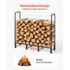 VEVOR Kaminholzregal 1/4 Cord Brennholzregal Feuerholzregal 1220x320x1185mm, für Kamin, Tragfähigkeit 250 kg – Bild 4
