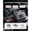 VEVOR Smart-Batterieladegerät 25 A 6/12/24 V für LiFePO4 Bleiakku Ladegerät für Pkw, mit 7-Stufen-Laden – Bild 2