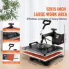 VEVOR Transferpresse 8 in 1 Heißpresse Maschine 38 x 30 cm T-Shirt Presse Hitzepresse DIY mit Digitaler – Bild 4