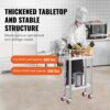 VEVOR rollbarer Arbeitstisch 61 x 30 x 85 cm Edelstahl Catering Arbeitstisch Belastbarkeit 350 kg – Bild 3