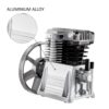 VEVOR 3HP Kompressor Aggregat, 2 Zylinder Kompressor, 375L Aerotec Kompressor Luftdruck Aggregat max – Bild 2