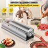VEVOR Wurstfüller 7L Fleischwölfe Wurstmaschine Wurstfüllmaschine Horizontal Edelstahl Wurstspritze – Bild 2