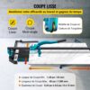 VEVOR Manuelle Fliesenschneidmaschine 35-1200 mm, Präzision für Keramikfliesen Bodenfliesen – Bild 3