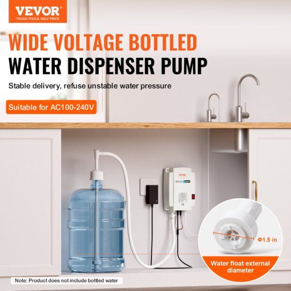VEVOR Pumpsystem für Flaschenwasserspender 5 Gal Spendersystem, automatischer elektrischer Wasserspender – Bild 2