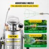 VEVOR Gartenteichvernebler 4L ultraschall nebelmaschine Edelstahlultraschall-nebelmaschine geeignet für Haus – Bild 4