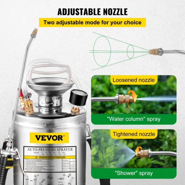 VEVOR Gartenteichvernebler 4L ultraschall nebelmaschine Edelstahlultraschall-nebelmaschine geeignet für Haus – Bild 4