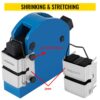 VEVOR Winkelbiegegerät, 1,5 mm Aluminum Winkelbieger Biegemaschine, 1,2 mm Stahlblech Winkelbieger – Bild 2