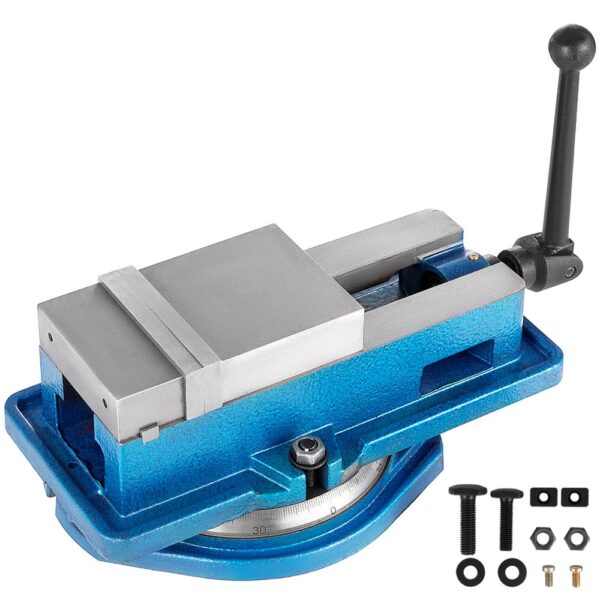 VEVOR Schraubzwingen-Schraubstock 100 mm, Tischschraubstock 100 mm, Werkbankklemmen 16 kg