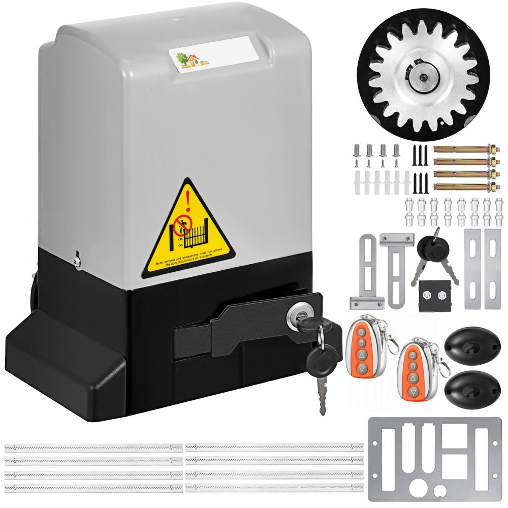 VEVOR Torantrieb Schiebetor 600 kg, Elektrischer Schiebetorantrieb 13 m / min, Fabrik