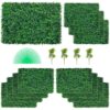 VEVOR 6 STÜCKE 20 x 20 künstliche Buchsbaumplatten Buchsbaumhecke Wandplatten Kunstrasen-Hintergrundwand grüne VEVOR 6 STÜCKE 20 x 20 künstliche Buchsbaumplatten Buchsbaumhecke Wandplatten Kunstrasen-Hintergrundwand grüne