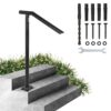 VEVOR Treppengeländer Stahl 102x71,3 cm Handlauf für 1 bis 3 Stufen Treppen Geländer 150 kg Traglast