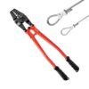 VEVOR Crimp-Werkzeug 60,96 cm Crimpzange 1/16 3/32 1/8 5/32 3/16 Zoll 2 in 1 Werkzeug Crimphand Kabelschuhe