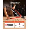 VEVOR Crimp-Werkzeug 60,96 cm Crimpzange 1/16 3/32 1/8 5/32 3/16 Zoll 2 in 1 Werkzeug Crimphand Kabelschuhe – Bild 5