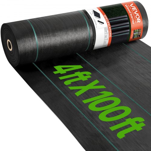 VEVOR 36,6㎡ Unkrautvlies Gartenvlies gegen Unkraut 1,2x30,5m(1 Rolle) Unkrautfolie aus PP Wasserdurchlässig