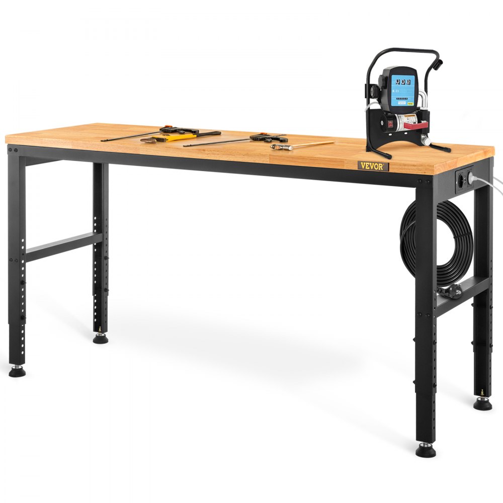 VEVOR Höhenverstellbare Werkbank 135 x 46 x 72, 97 cm Spanntisch, 900 kg Gewichtskapazität Arbeitstisch