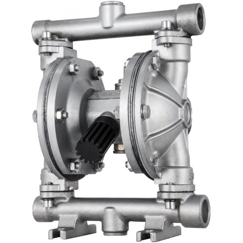 VEVOR Luftbetriebene Doppelmembranpumpe 11.4L/min(3GPM) mit 1,27 cm Einlass und Auslass