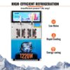 VEVOR 8 L x 2 Kommerzielle Slusheis Maschine, Slushgerät mit 26~32 L/Std. Slush Slushy Maschine – Bild 5